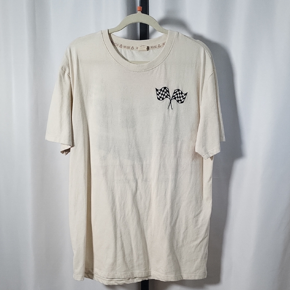 Recycled Threads Cream Tokyo Race Co. Graphic T-Shirt - Need for Speed -‎ SZ XL